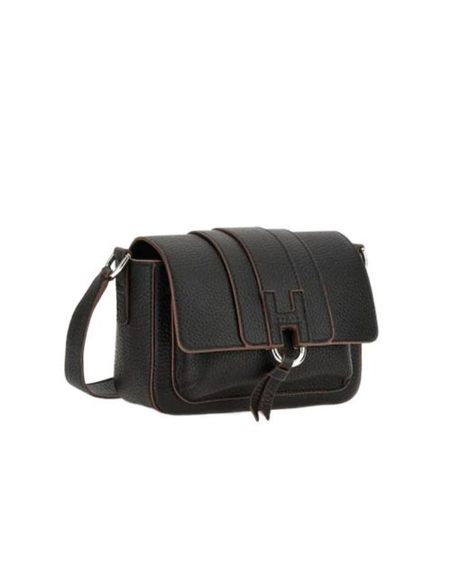 Hogan Black Trend Flap Bag