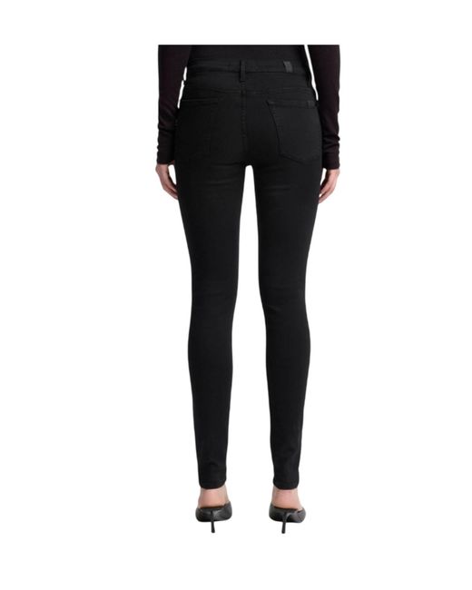 7 For All Mankind Black Jeans With Belt Loops