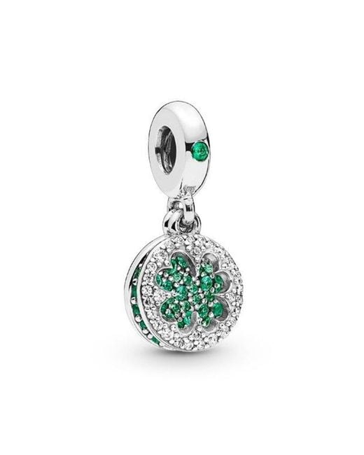 Pandora Blue Four-Leaf Clover Pendant
