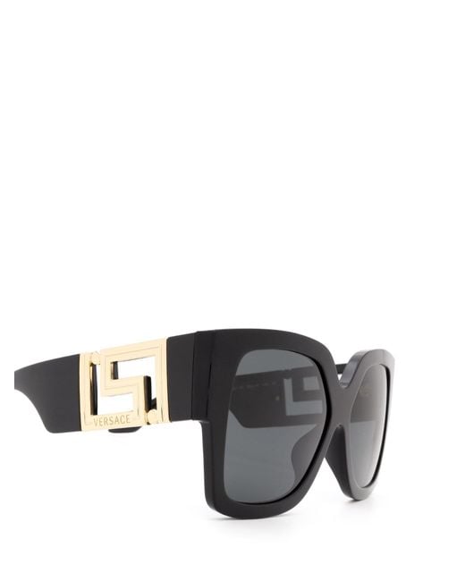 Versace Gray Eyewear Butterfly Sunglasses