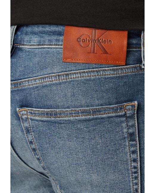 Calvin Klein Blue Belt Loop Jeans for men