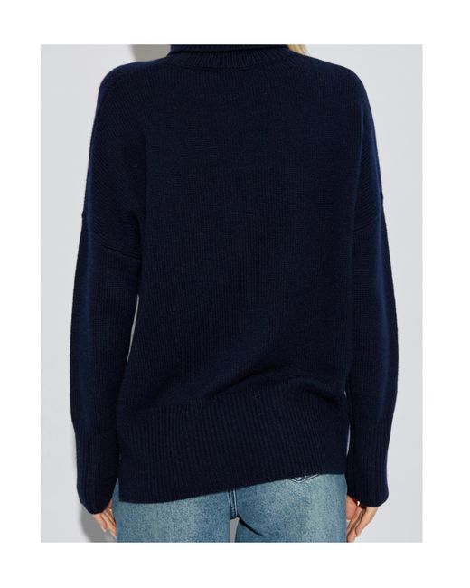 Lisa Yang Blue Long-Sleeved Sweater