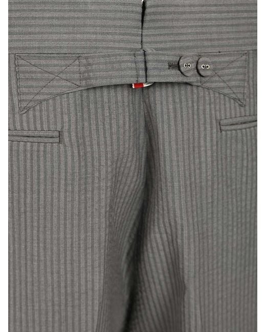 Thom Browne Gray Fit 1 Backstrap Tailored Shorts for men