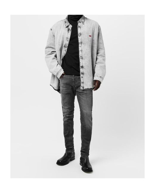 DIESEL Gray Jeans for men