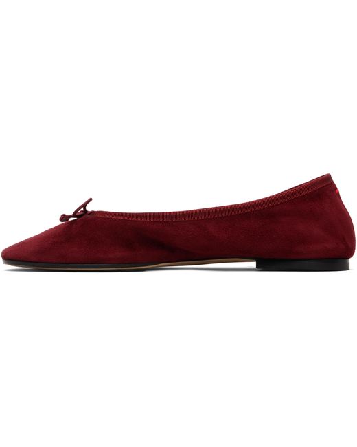 Aeyde Red Tiby Ballet Flats