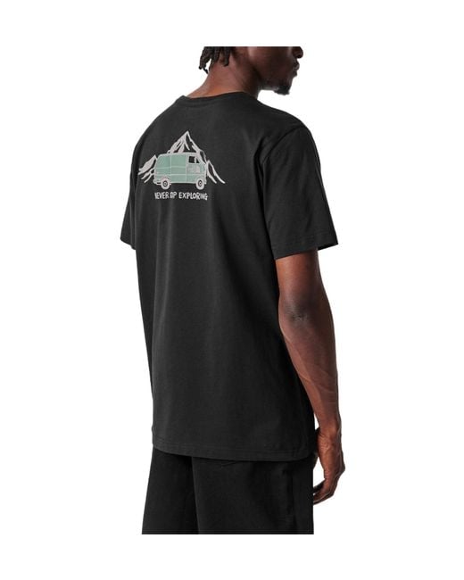The North Face Black Short Sleeve Outdoor Graphic T-Shirt for men