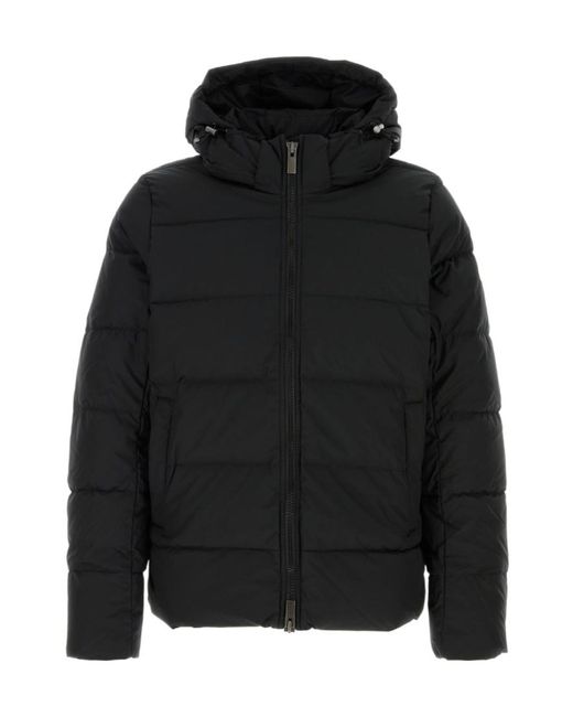 Pyrenex Black Spoutnic Ripstop Down Jacket for men