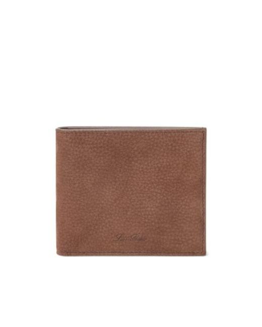 Loro Piana Brown Extra Compact Wallet for men