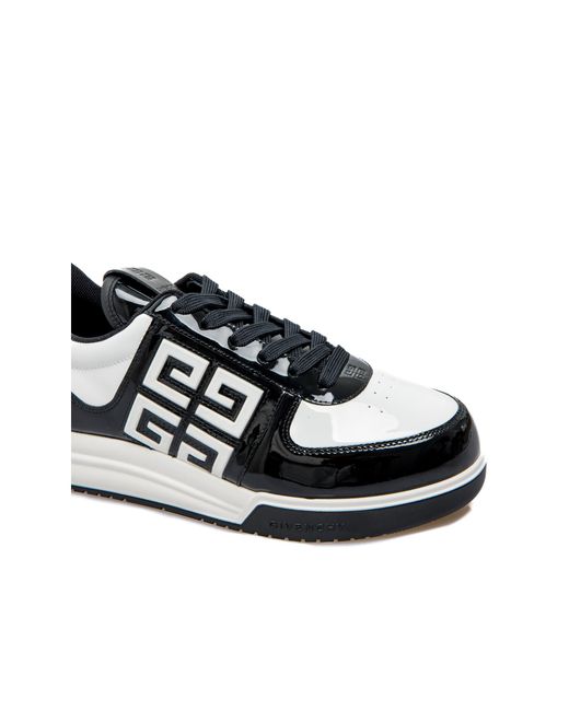 Givenchy Black G4 Round Toe Low-Top Sneakers