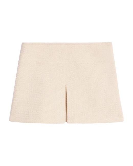 Céline Natural Trapeze Mini Skirt