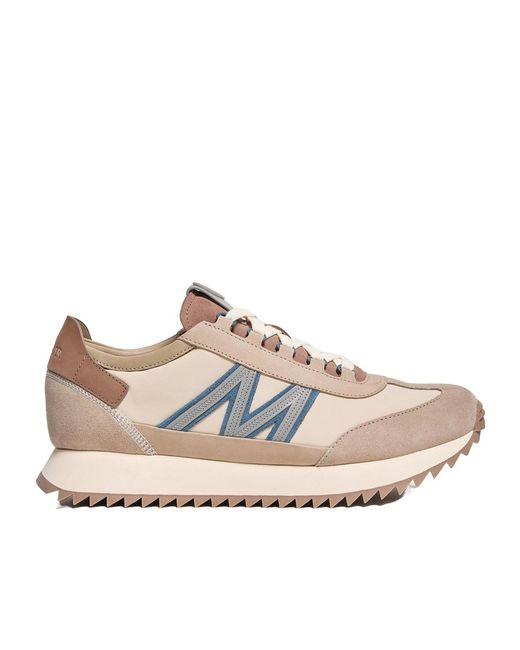 Moncler Pink Pacey 2 Lace-Up Sneakers for men