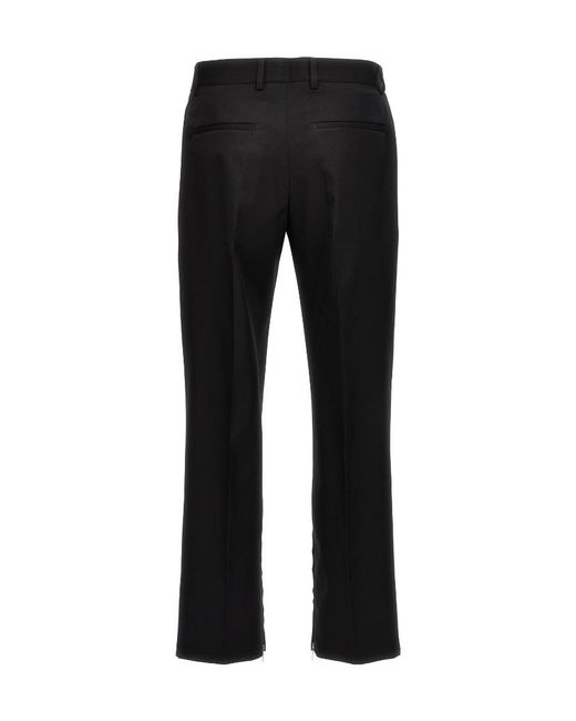 Off-White c/o Virgil Abloh Black High Waist Straight Leg Pants for men
