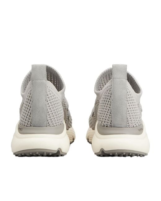 Tod's White Round-Head Sneakers