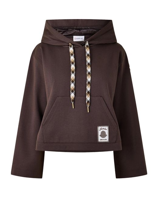 Moncler Brown Logo Hoodie