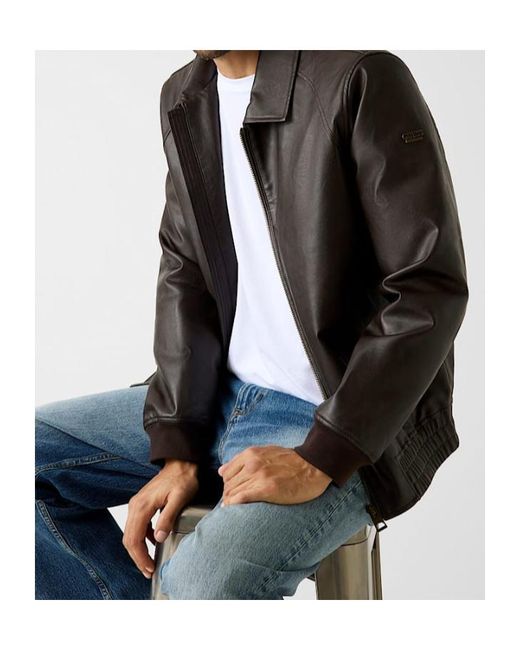 Guess Gray Zip Jacket for men