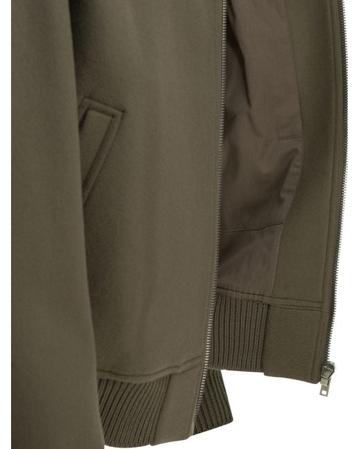 Rick Owens Green 'Draculaflight' Bomber for men
