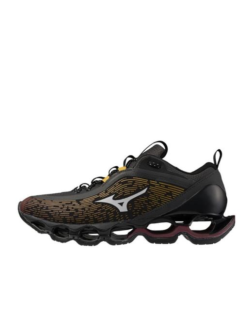 Mizuno Black Wave Prophecy Lace-Up Sneakers for men