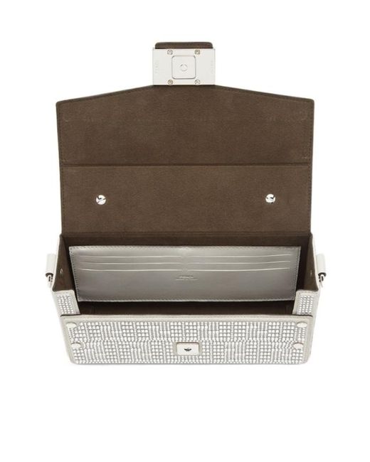 Fendi Metallic Baguette Soft Trunk Tote Bag for men