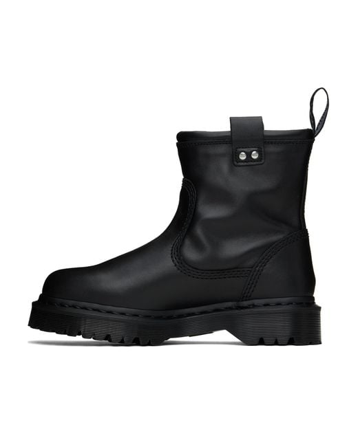 Dr. Martens Black Pull Tab Short Boots for men