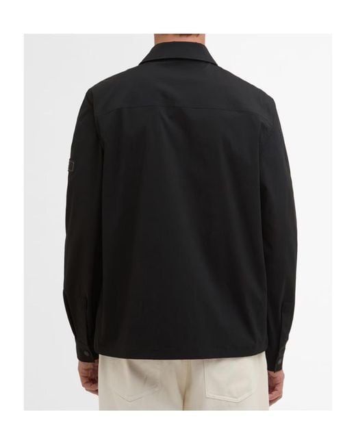 Barbour Blue Zippered Long-Sleeved Casual Jacket for men