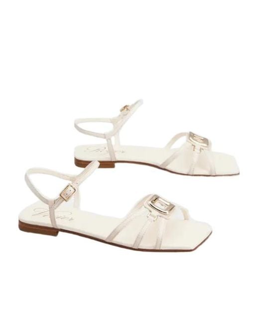 Roger Vivier White Viv' By The Sea Sandals