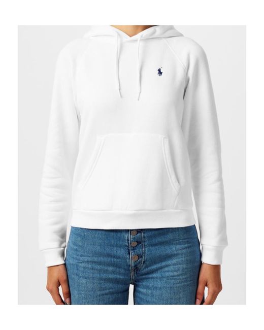 Polo Ralph Lauren White Hoodies