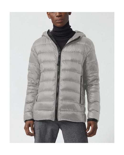 Canada Goose Gray Crofton Hooded Jacket for men