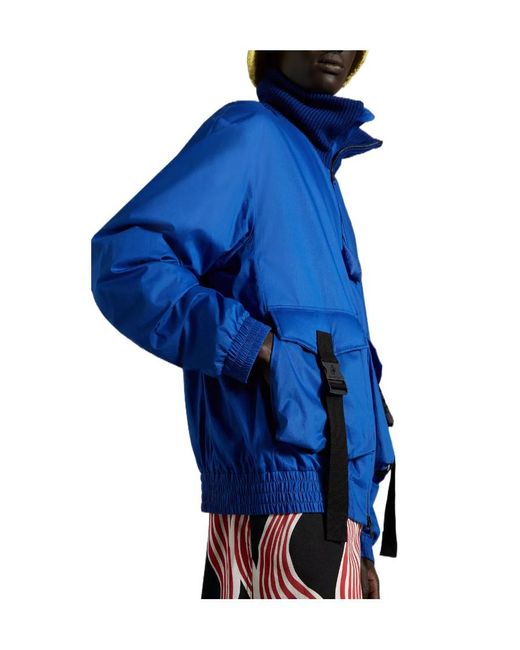 Moncler Blue X Jw Anderson Short Padded Jacket for men