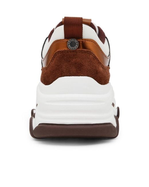 Steve Madden Brown Color-Block Dad Sneakers