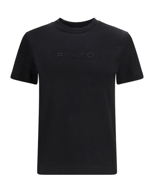 Pinko Black Start Logo Patch T-Shirt