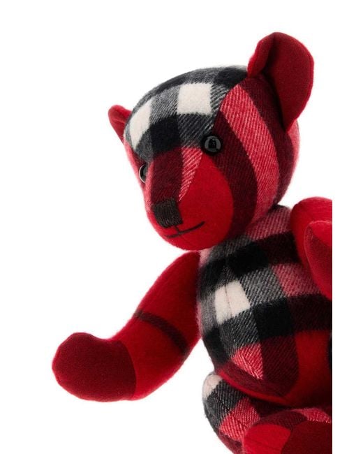 Burberry Red Checked Thomas Bear