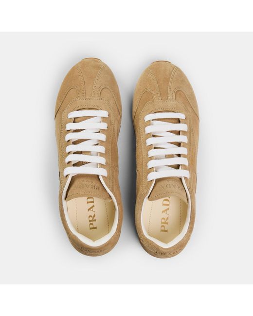 Prada Natural Low-Top Trainers