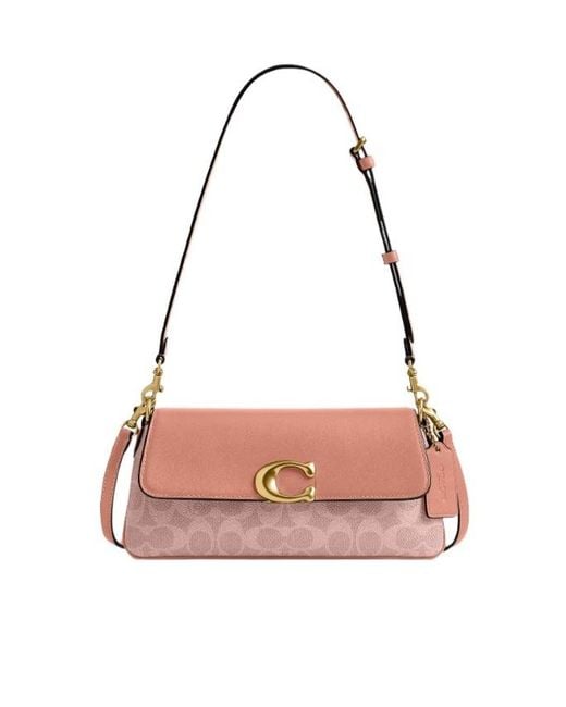 COACH Pink Jet 25 Flap Shoulder Bag