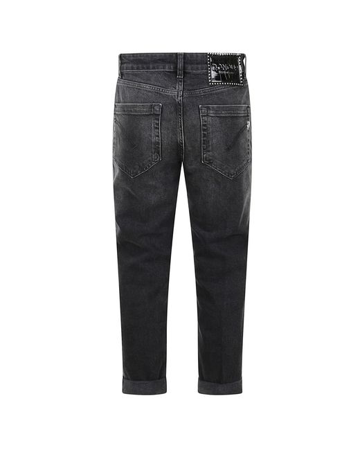 Dondup Gray Tapered Jeans