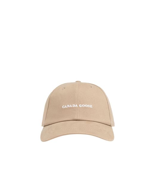 Canada Goose Natural Letter Hat for men