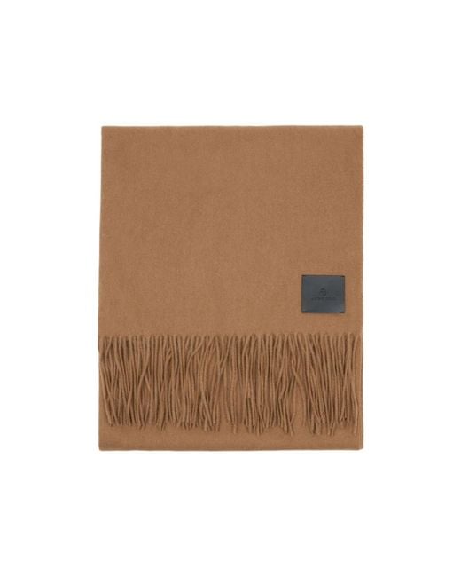 Anine Bing Natural Augustina Fringed Wool Scarf