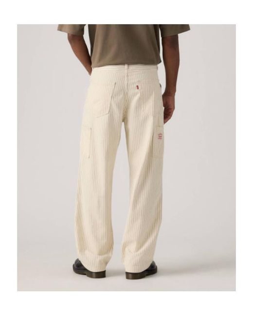 Levi's Natural 568 Loose Straight Double-Knee Carpenter Pants for men