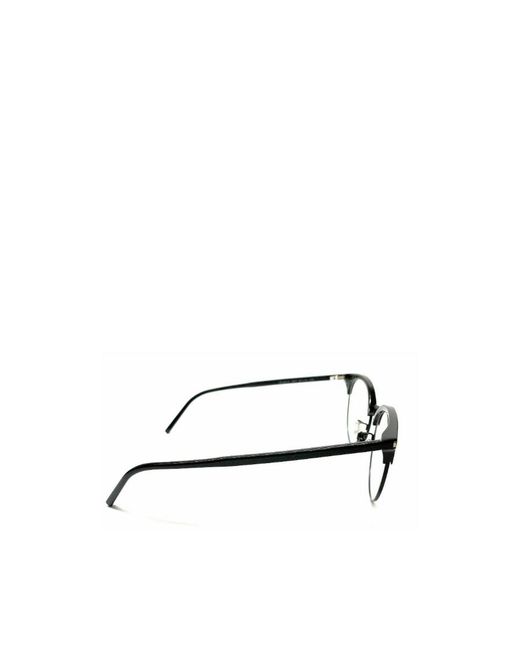 Saint Laurent White Logo Flat Mirror for men