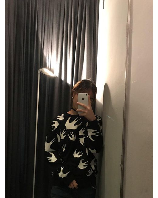 McQ Alexander McQueen Black Swallow' Pullover