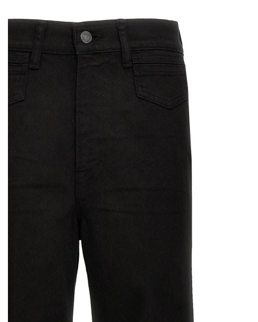 Tom Ford Black Logo-Patch Flared Jeans