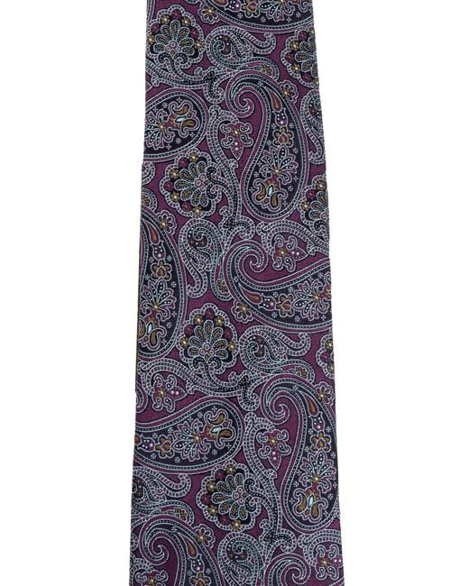 Etro Blue Patterned Tie for men