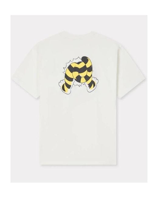 KENZO White Wild Tiger Loose T-Shirt