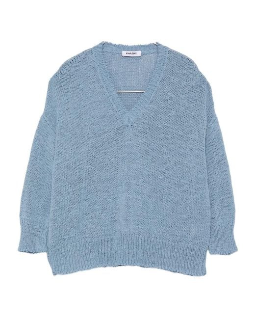 Baserange Blue Long-Sleeved Knitwear