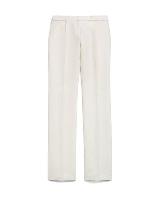 Balenciaga White Slim Tailored Pants