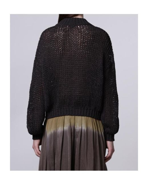 Roberto Collina Black Button-Fastening Cardigan