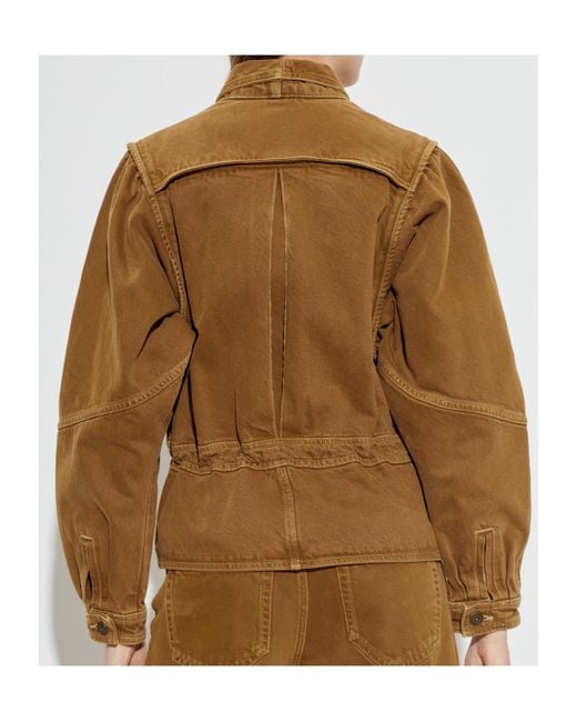Isabel Marant Brown Long-Sleeved Casual Jacket