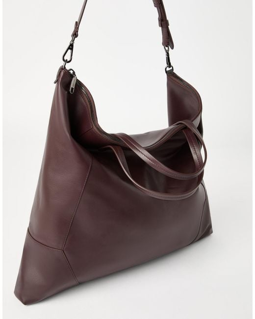 Brunello Cucinelli Brown Large Duo Shopper Bag
