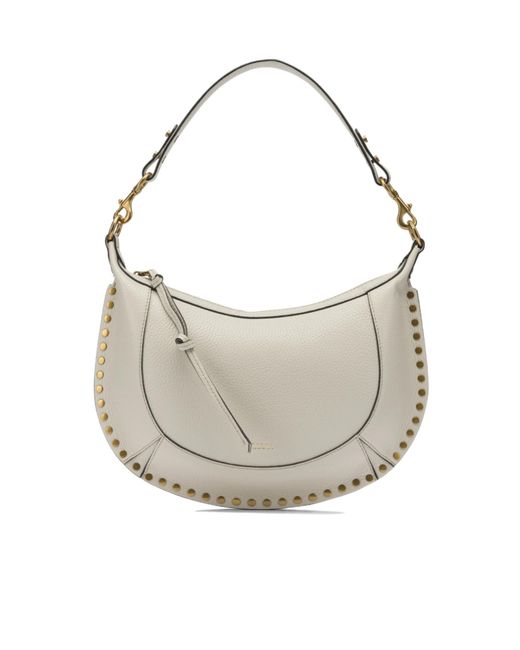 Isabel Marant White Naoko Leather Tote Bag