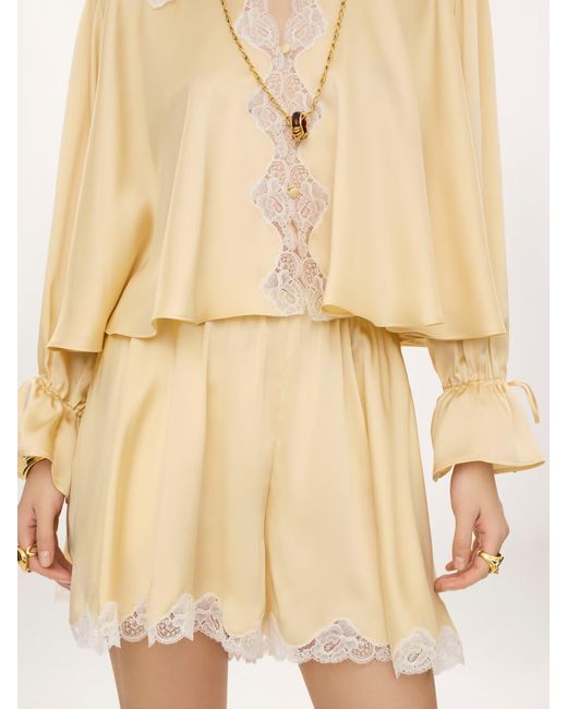 Chloé Natural Fluid Shorts