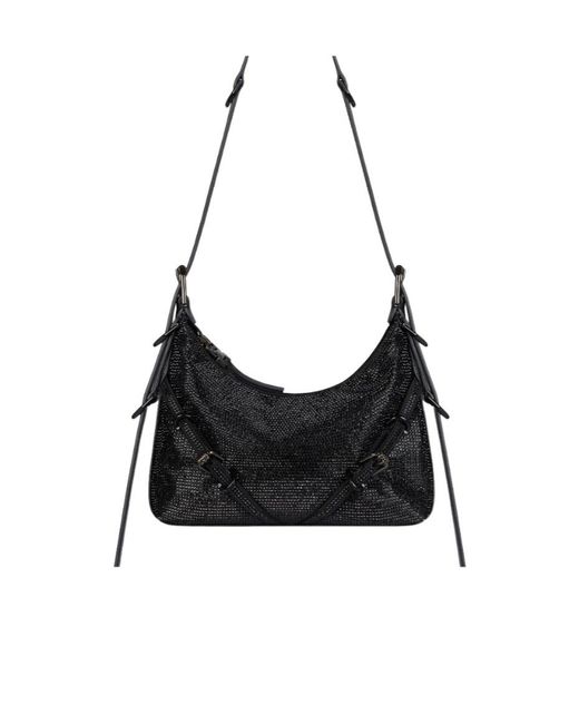 Givenchy Black Sequin-Embellished Shoulder Bag